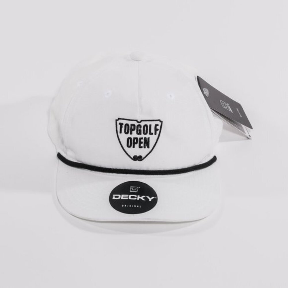 Top Golf Topgolf Baseball Cap White Black